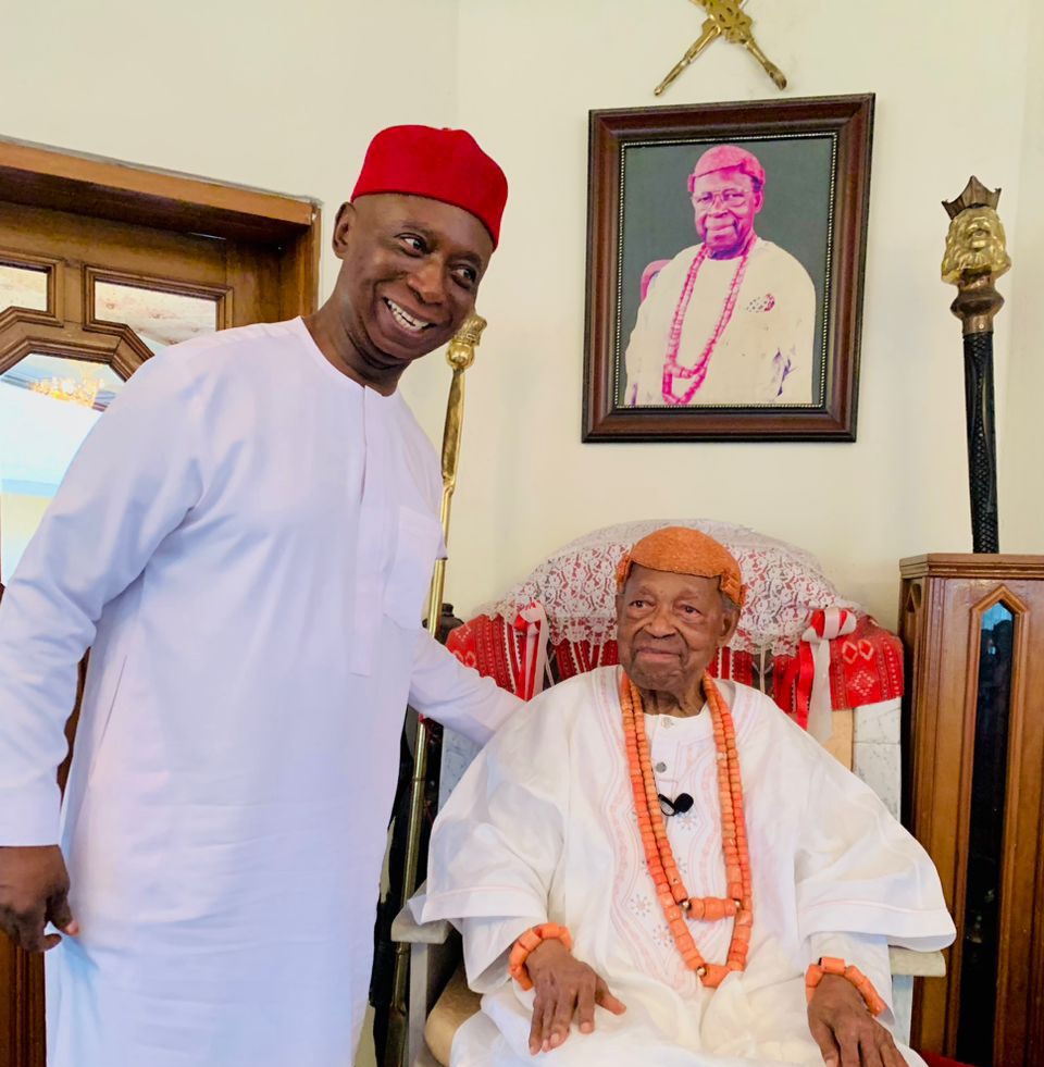 A Royal Tribute: Senator Nwoko honors Asagba of Asaba on 99th birthday