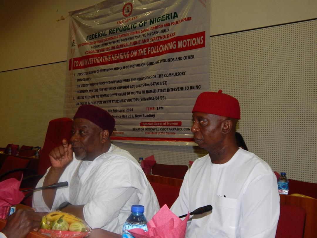 Senator Nwoko takes part in Senate hearing on denial of medical ...